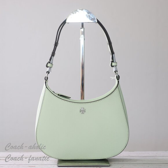Tory Burch Handbags - NWT Tory Burch Emerson Saffiano Leather Shoulder Bag in Meadow Mist